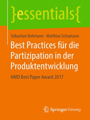 cover image of Best Practices für die Partizipation in der Produktentwicklung